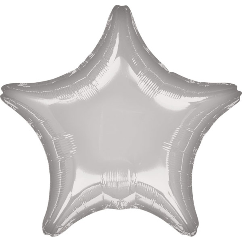 White star balloon 48cm