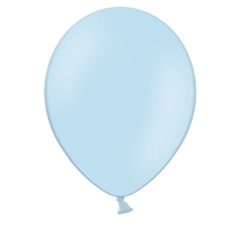 10 party star balloons pastel blue 23cm