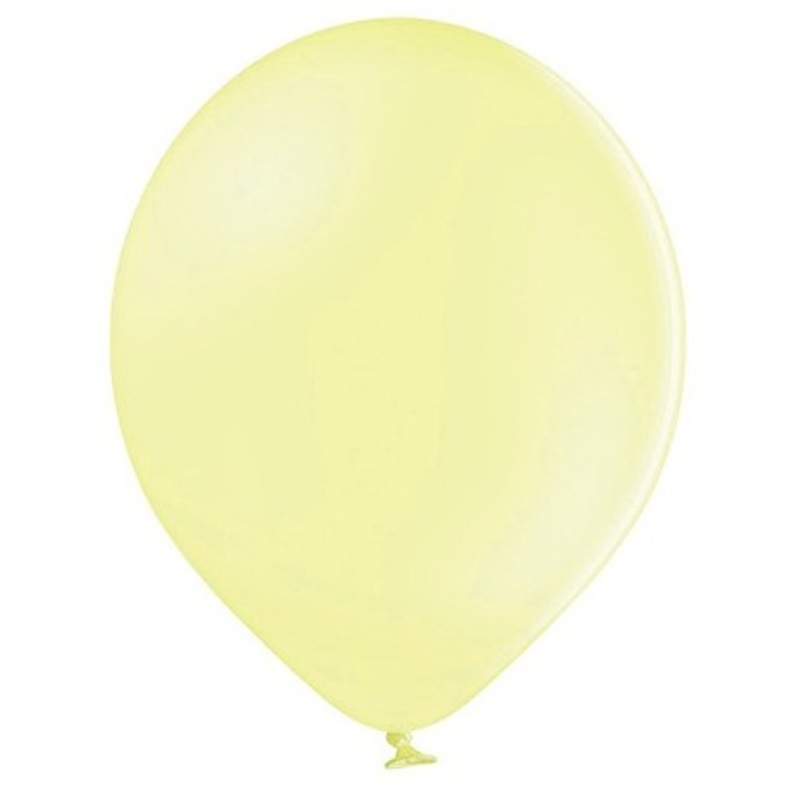 10 party star balloons pastel yellow 27cm