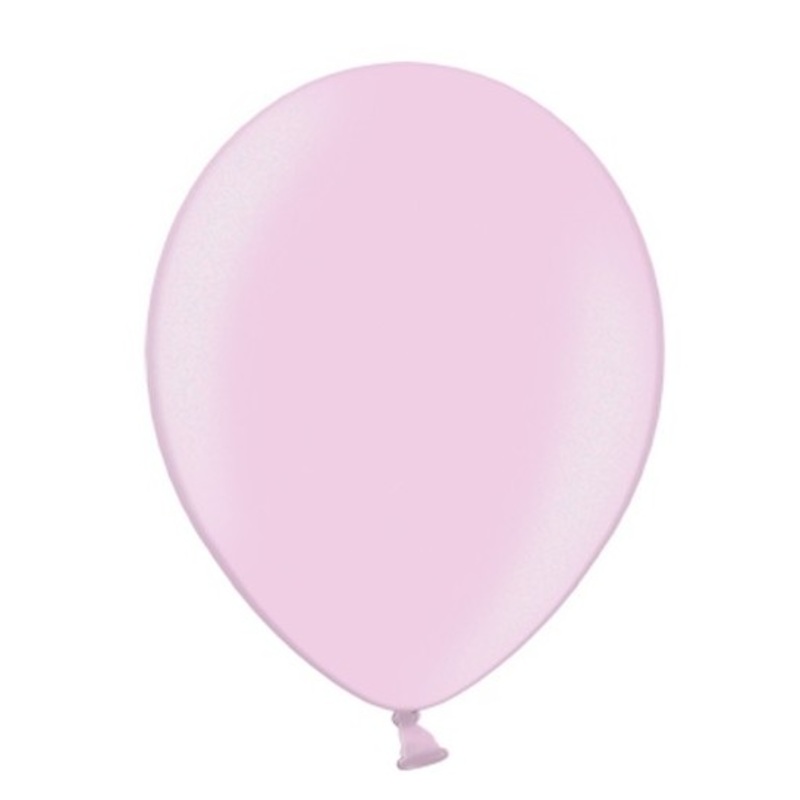 100 balloons metallic pink 25cm