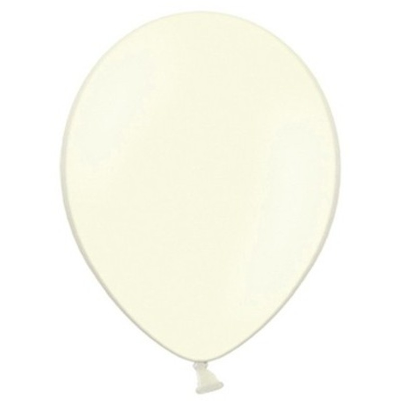100 Celebration balloons cream 25cm