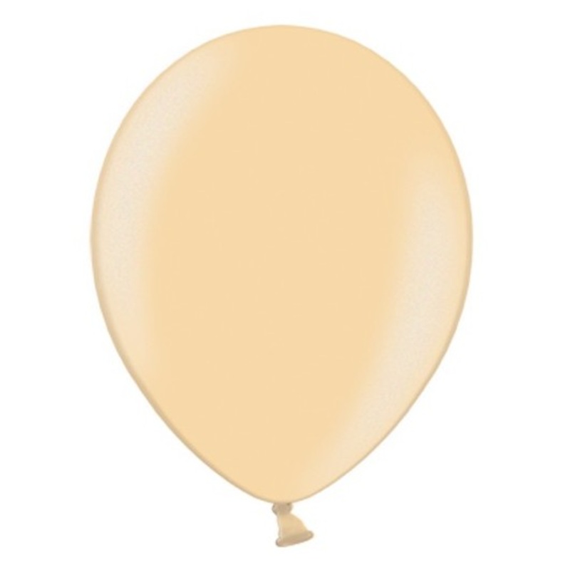100 latex balloons Dipsy Peach