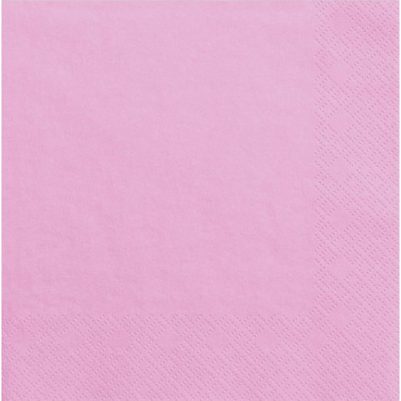 20 napkins Scarlett pink 33cm