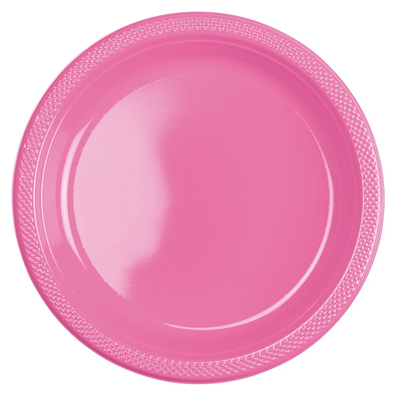 20 plates Mila pink 22.8cm