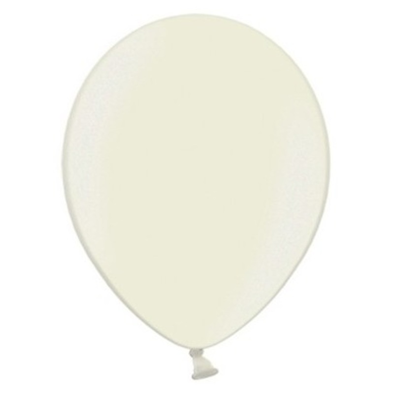 50 party star balloons metallic creme 23cm
