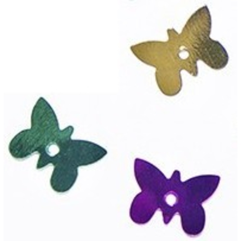 Butterfly decoration metallic 15g