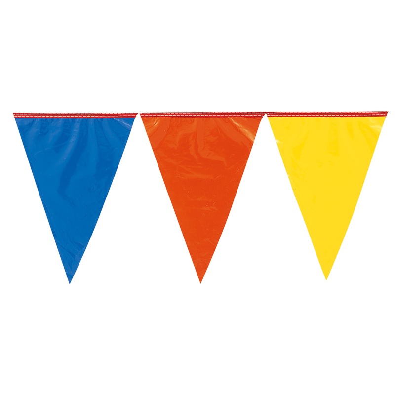 Colorful circus world pennant chain 36m