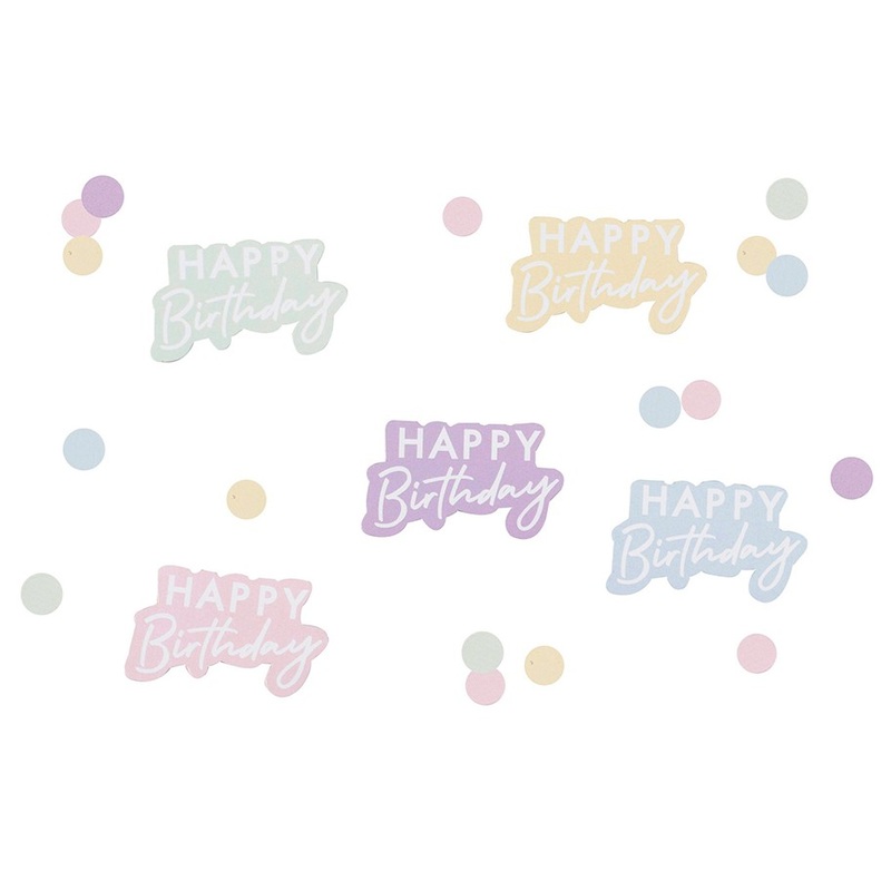 Pastel colored birthday sprinkles 13g