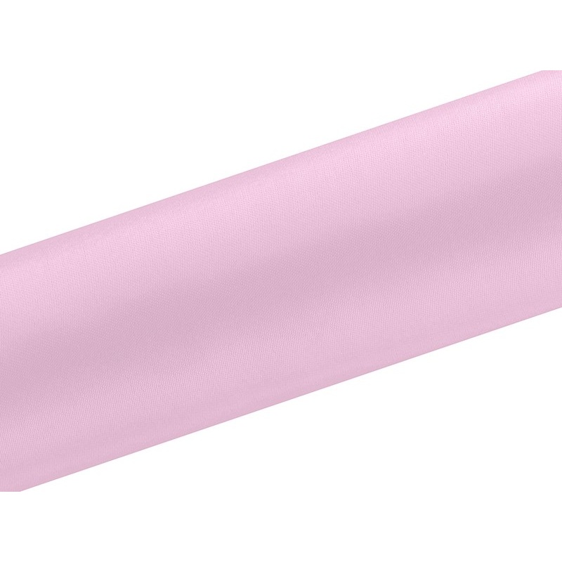 Satin fabric Eloise light pink 9m x 16cm