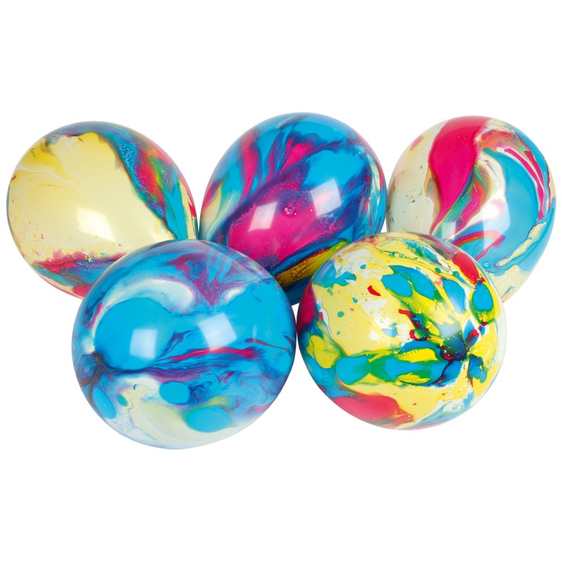 Set of 8 marbled balloons