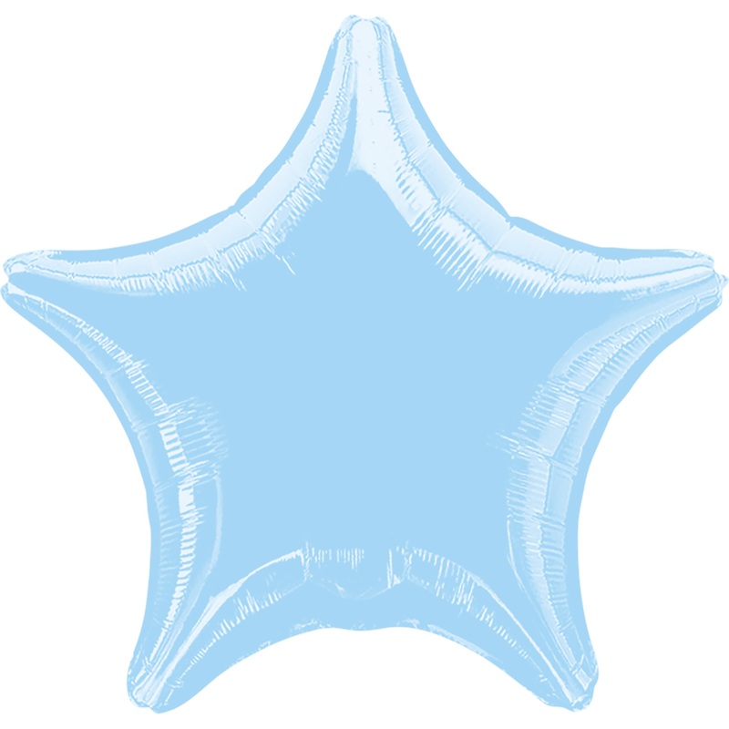 Sparkling Star balloon baby blue