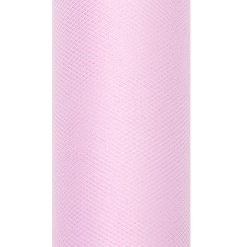 Tulle fabric Luna baby pink 20m x 8cm
