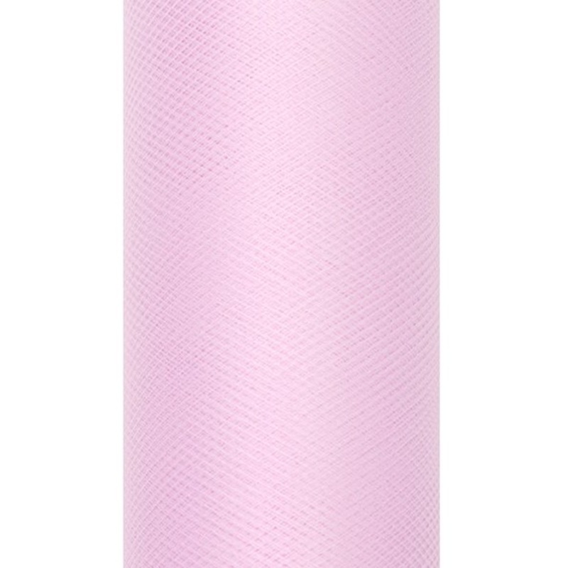 Tulle fabric Luna baby pink 9m x 30cm