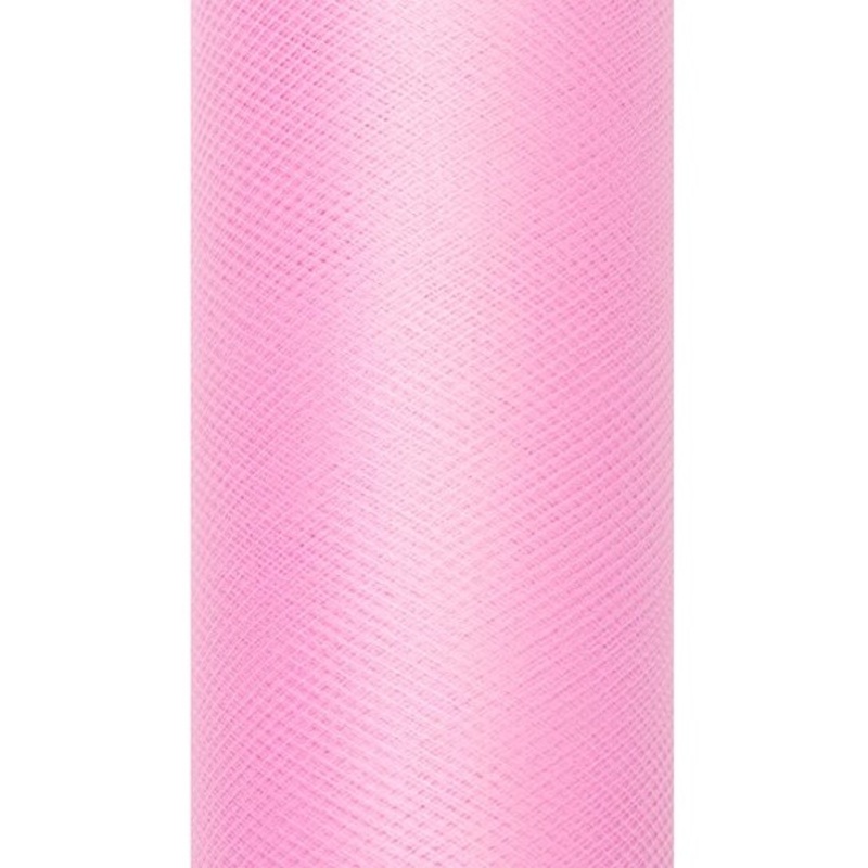 Tulle fabric Luna light pink 9m x 30cm