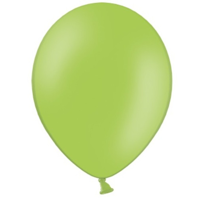 100 balloons Susi Limegreen 12cm