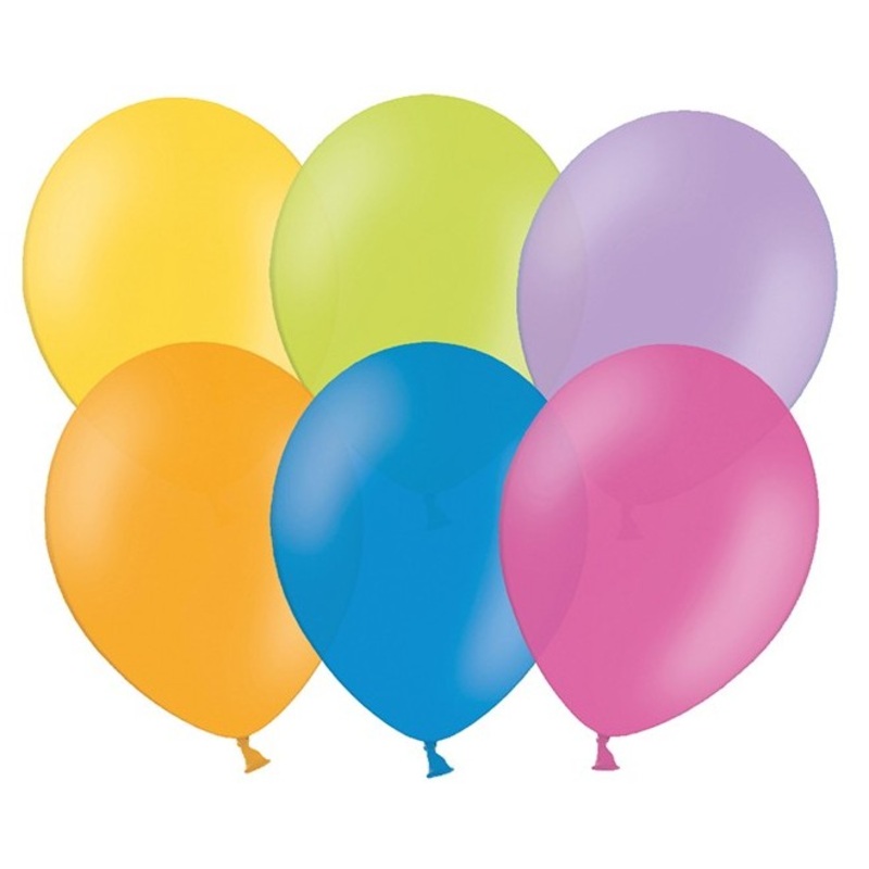 100 celebration balloons multicolored 23cm