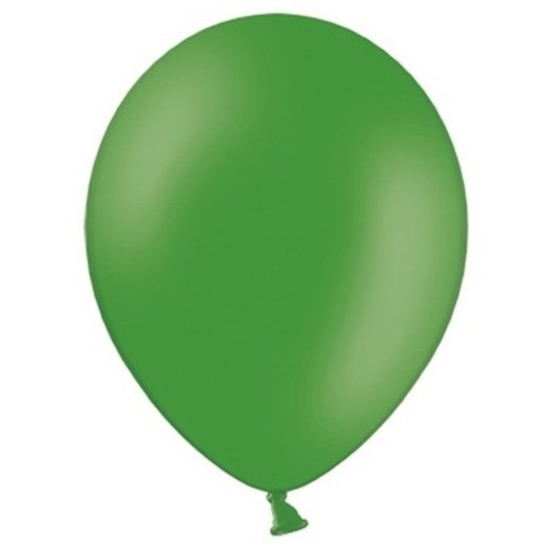 100 party star balloons fir green 27cm