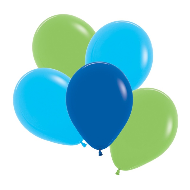12 balloons Neptune 3 colors 30cm