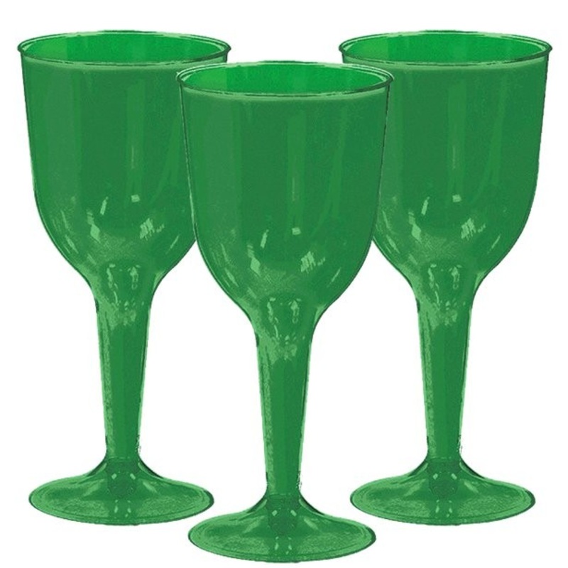 20 green port wine glasses 295ml