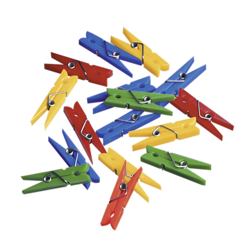 20 mini clothespins Rainbow Party 2.5cm