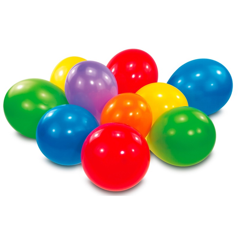 30 colorful balloons 17,8cm