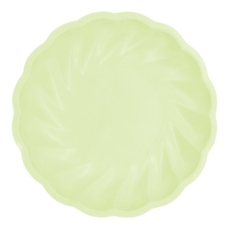 6 plates eco-elegance green 23cm