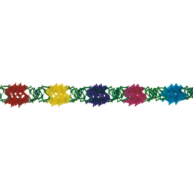 Flower Power paper garland 20x1000cm