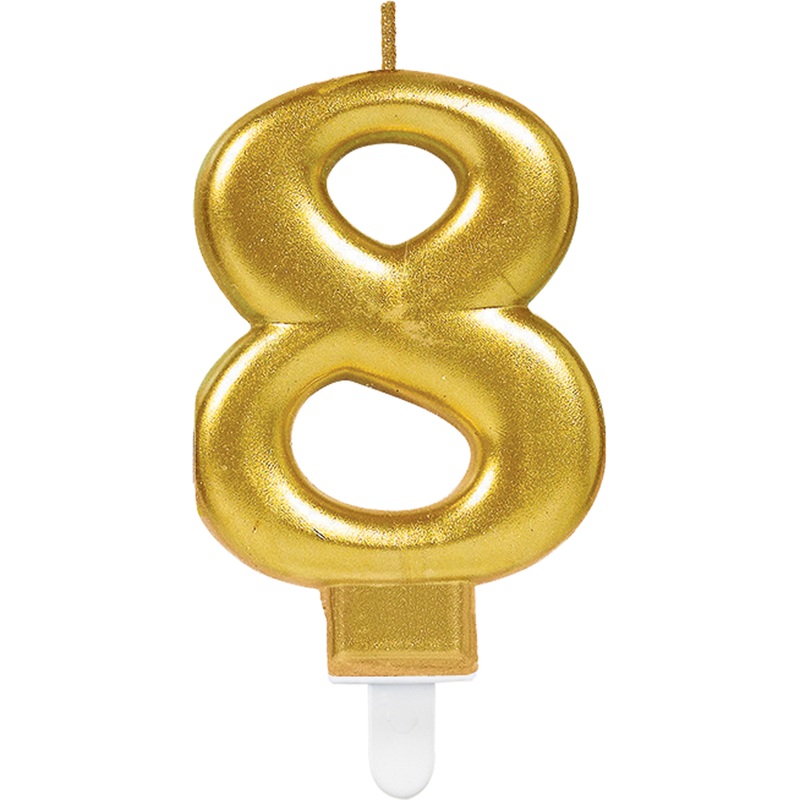 Golden number candle 8