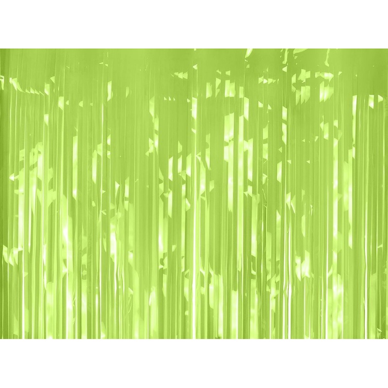 Green party curtain 2x1m