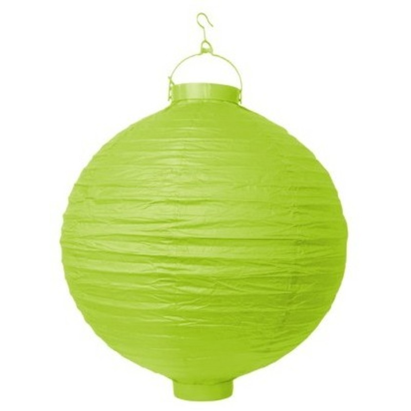 LED lampion Summer Nights light green 20cm