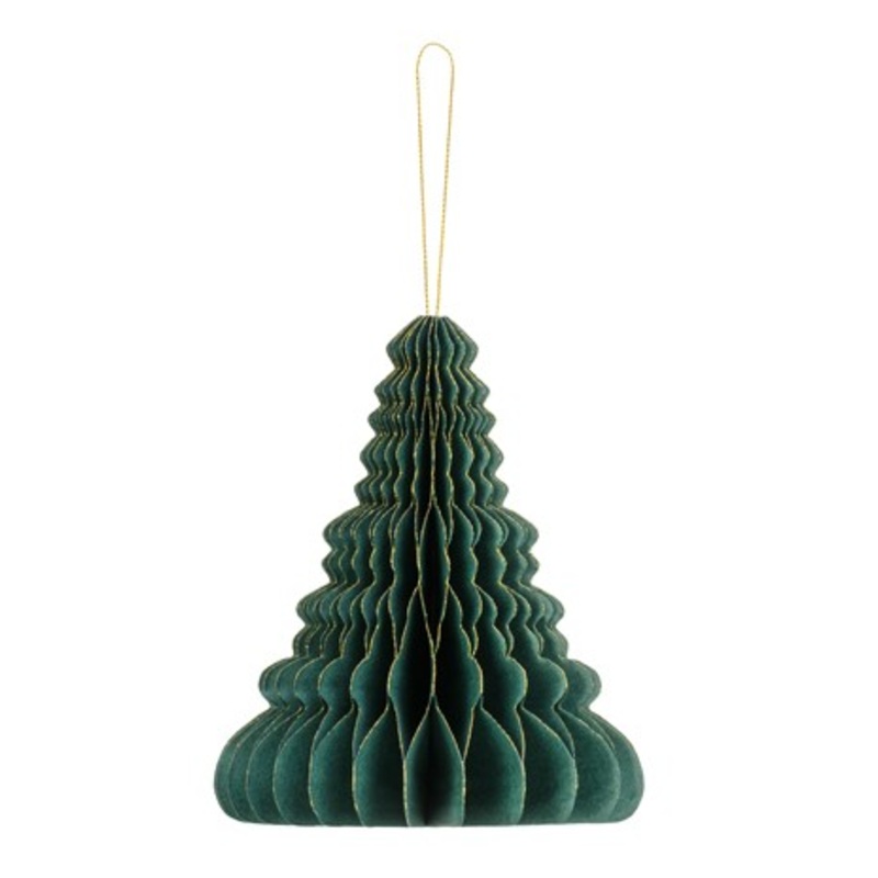 Noble Christmas tree honeycomb ball hanger 15cm