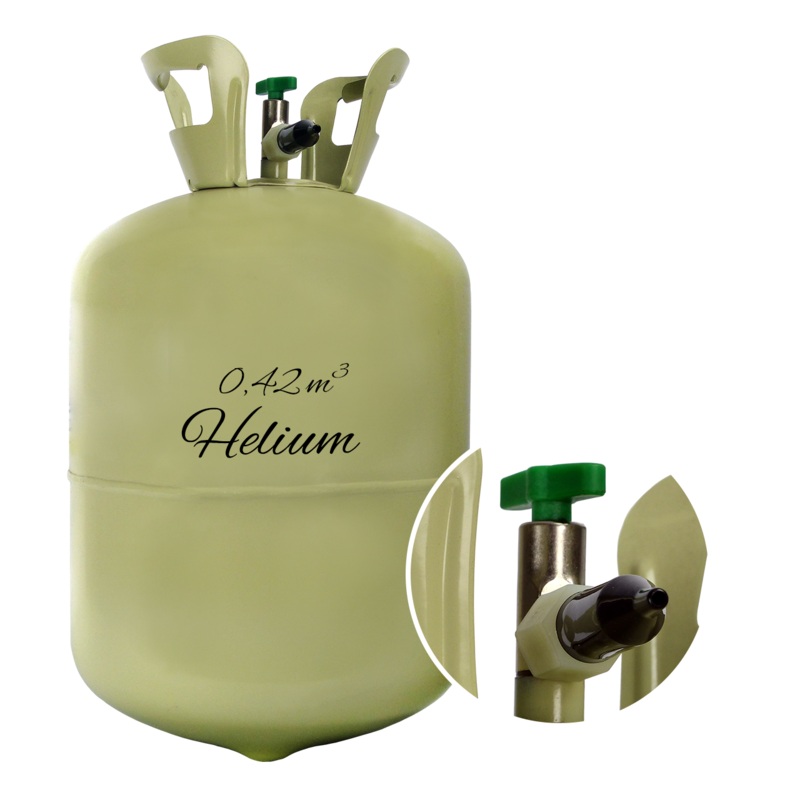 One-way helium bottle 0.42m