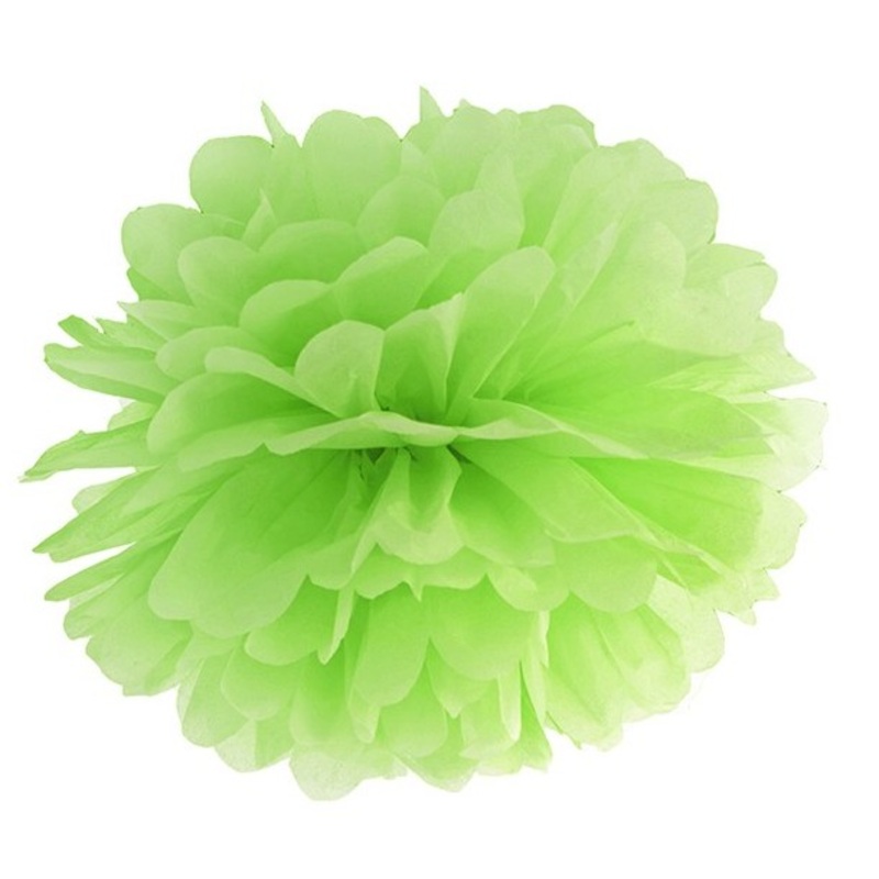 Pompon Romy apple green 35cm