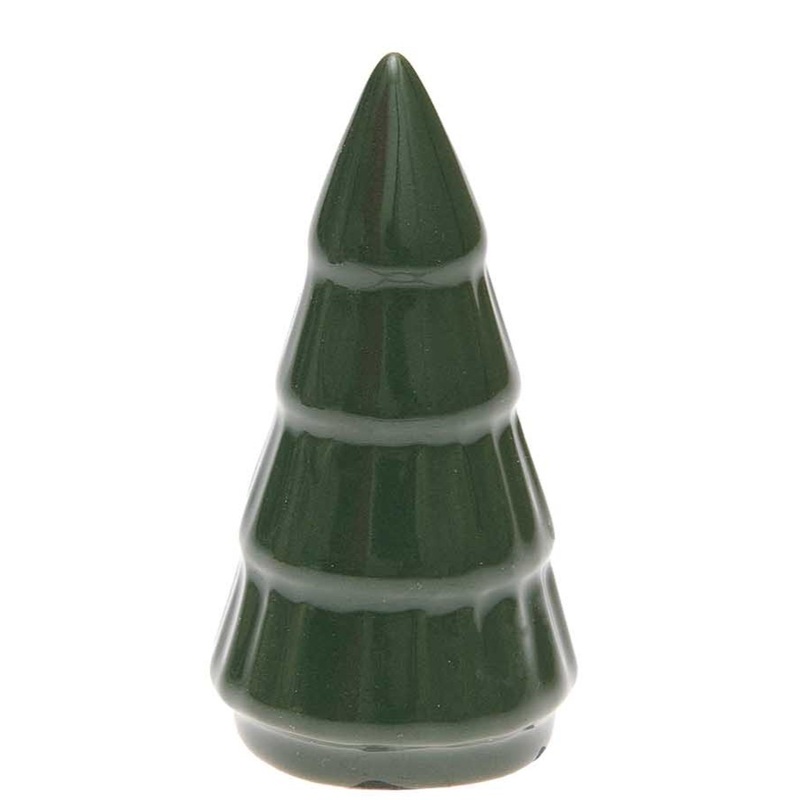 Porcelain Christmas tree green 8cm