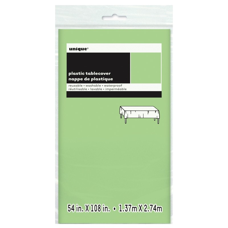 PVC tablecloth Vera apple green 2.74 x 1.37m