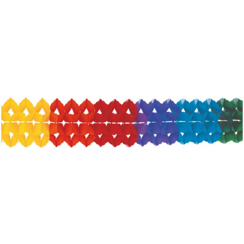 Rainbow Colorful Garlands 25x1000cm