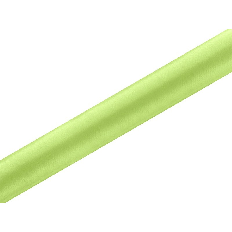 Satin fabric Eloise light green 9m x 36cm