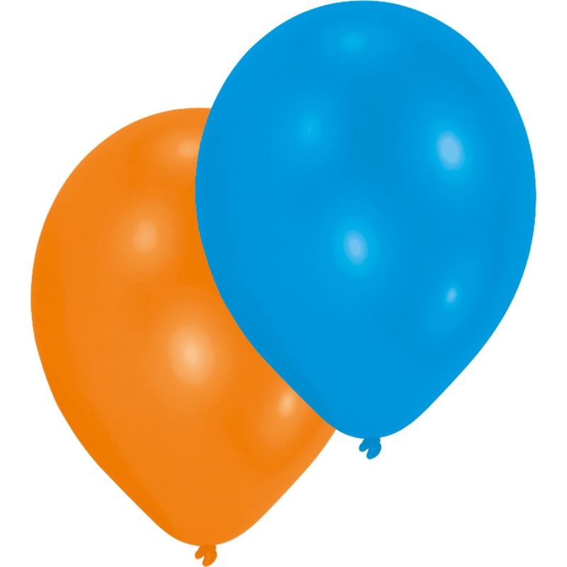 Set of 50 colorful balloons 25 cm