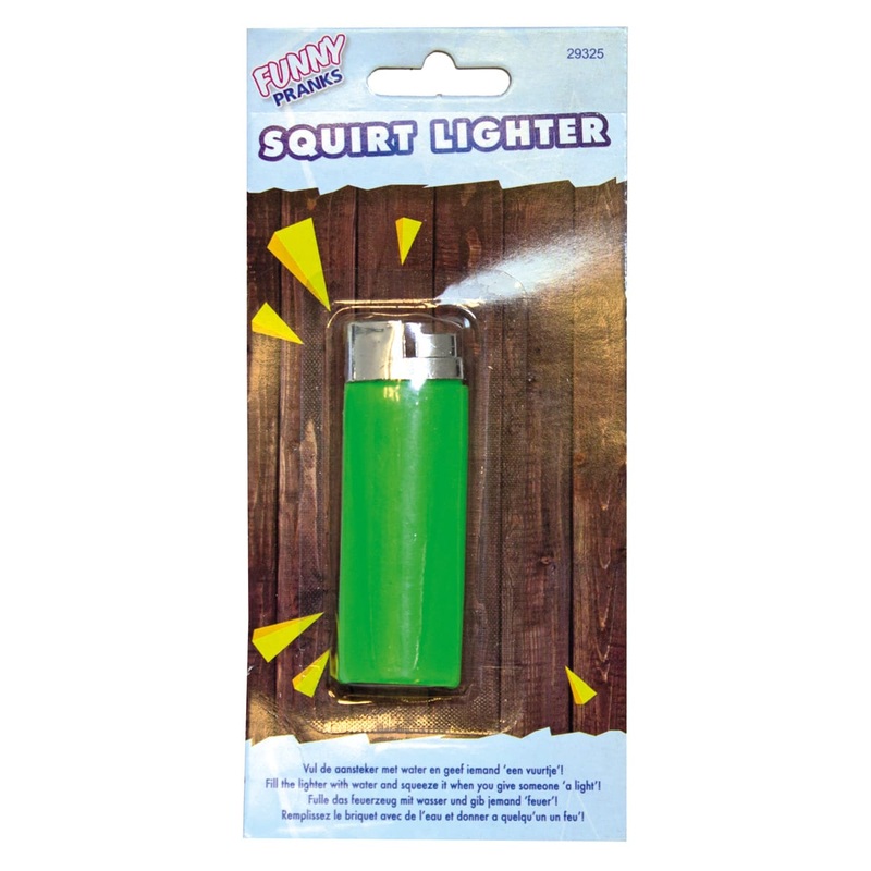 Water lighter joke item