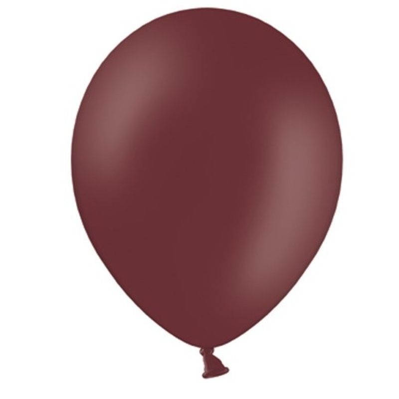 100 balloons chestnut brown 26cm