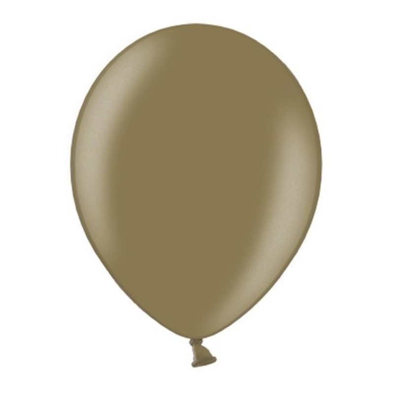 100 balloons metallic almond 30cm