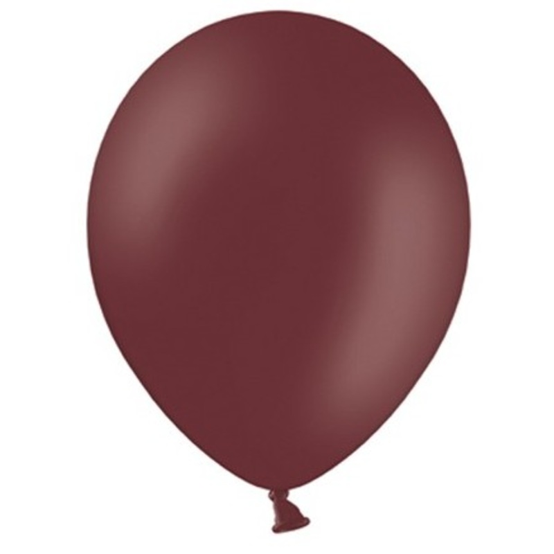 100 party star balloons red-brown 23cm