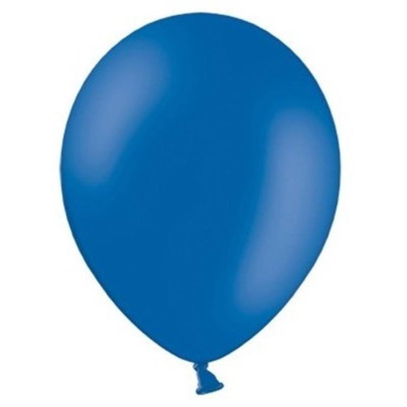 100 party star balloons royal blue 12cm