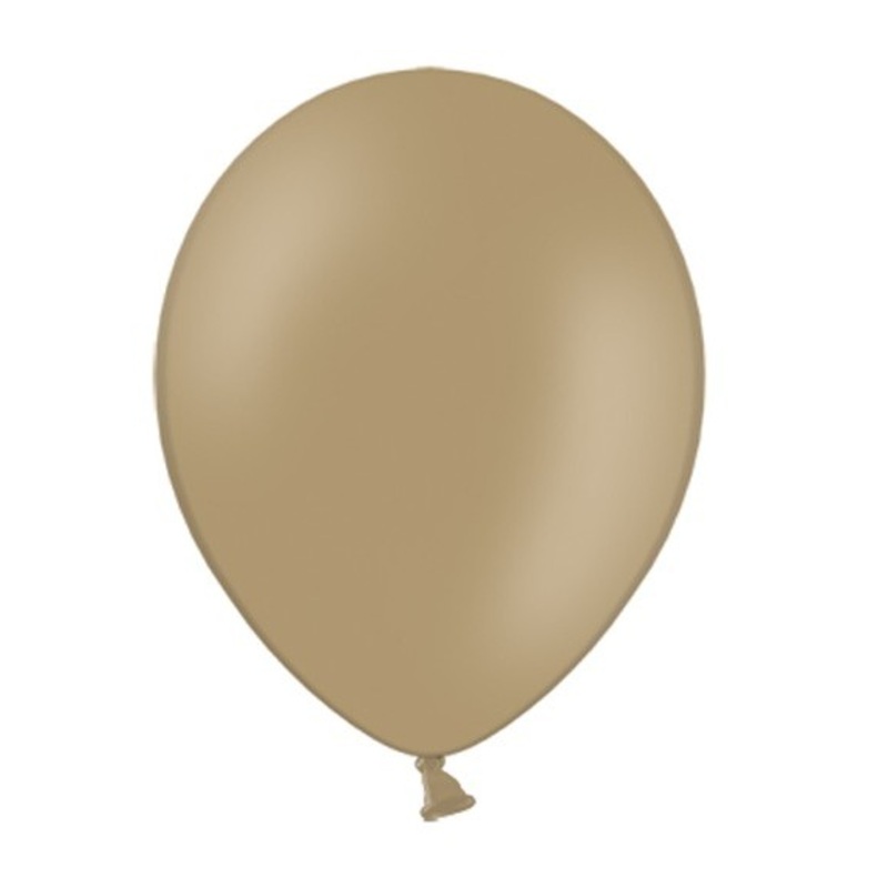 100 pastel cappuccino balloons 25cm