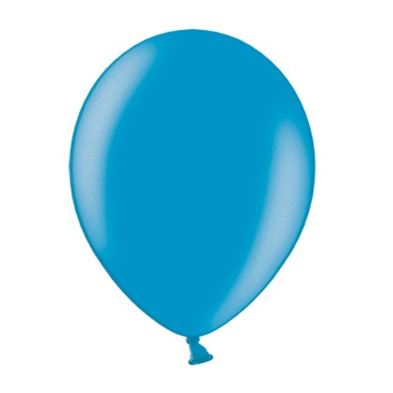 100 sky blue balloons 25cm