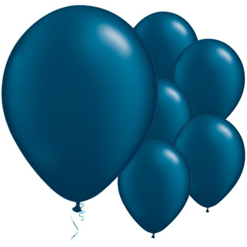 25 dark blue balloons Passion 28cm