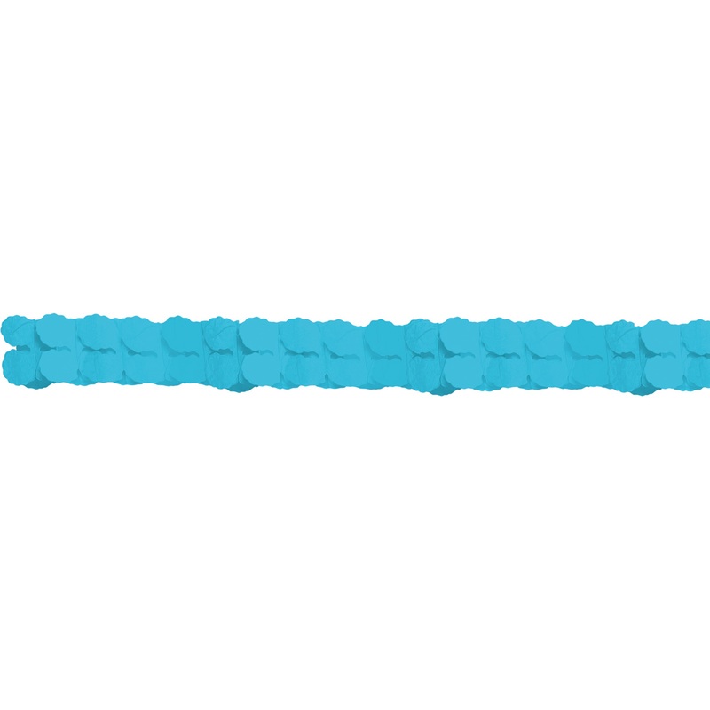 Azure decorative paper garland 3.65m