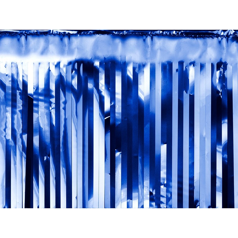 Blue party curtain 19 x 400cm