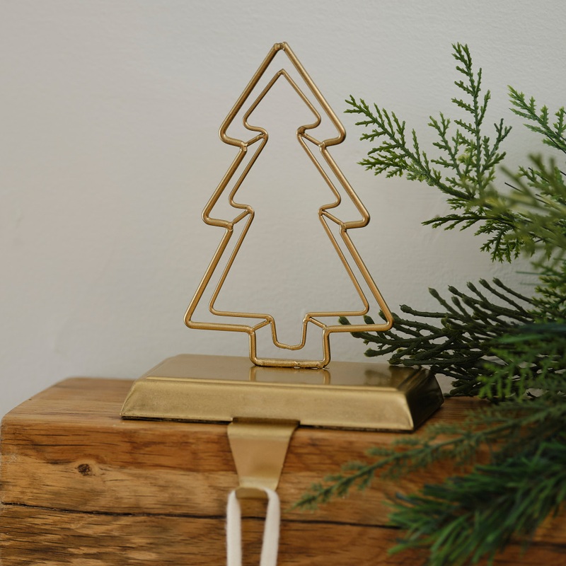 Christmas Tree Garter in Gold