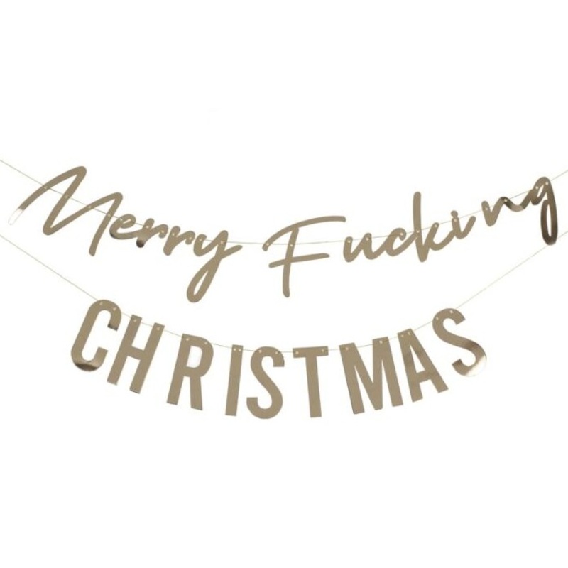 DIY Naughty Christmas garland 1.5m